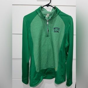 Woman’s Notre Dam pull over